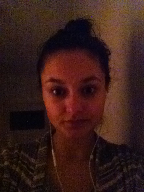 Listening to music in the dark (: